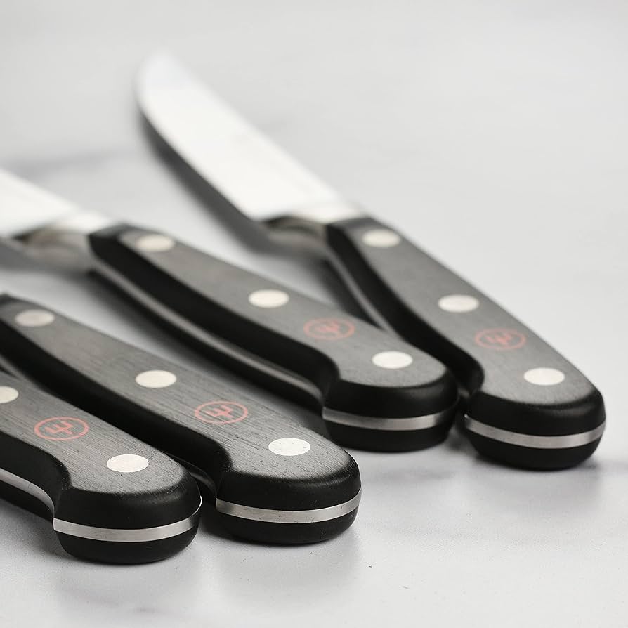 【新品】WUSTHOF ステーキナイフ（8本） Amazon | Wusthof クラシックステーキナイフセット 木製ケース